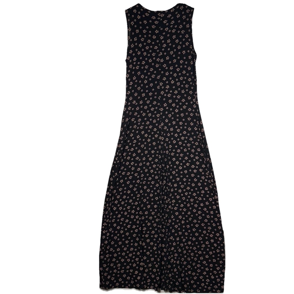VTG Ronni Nicole Maxi Dress Womens Size 6 Black Slinky Fairy Goth Grunge Y2K 90s - Picture 2 of 7